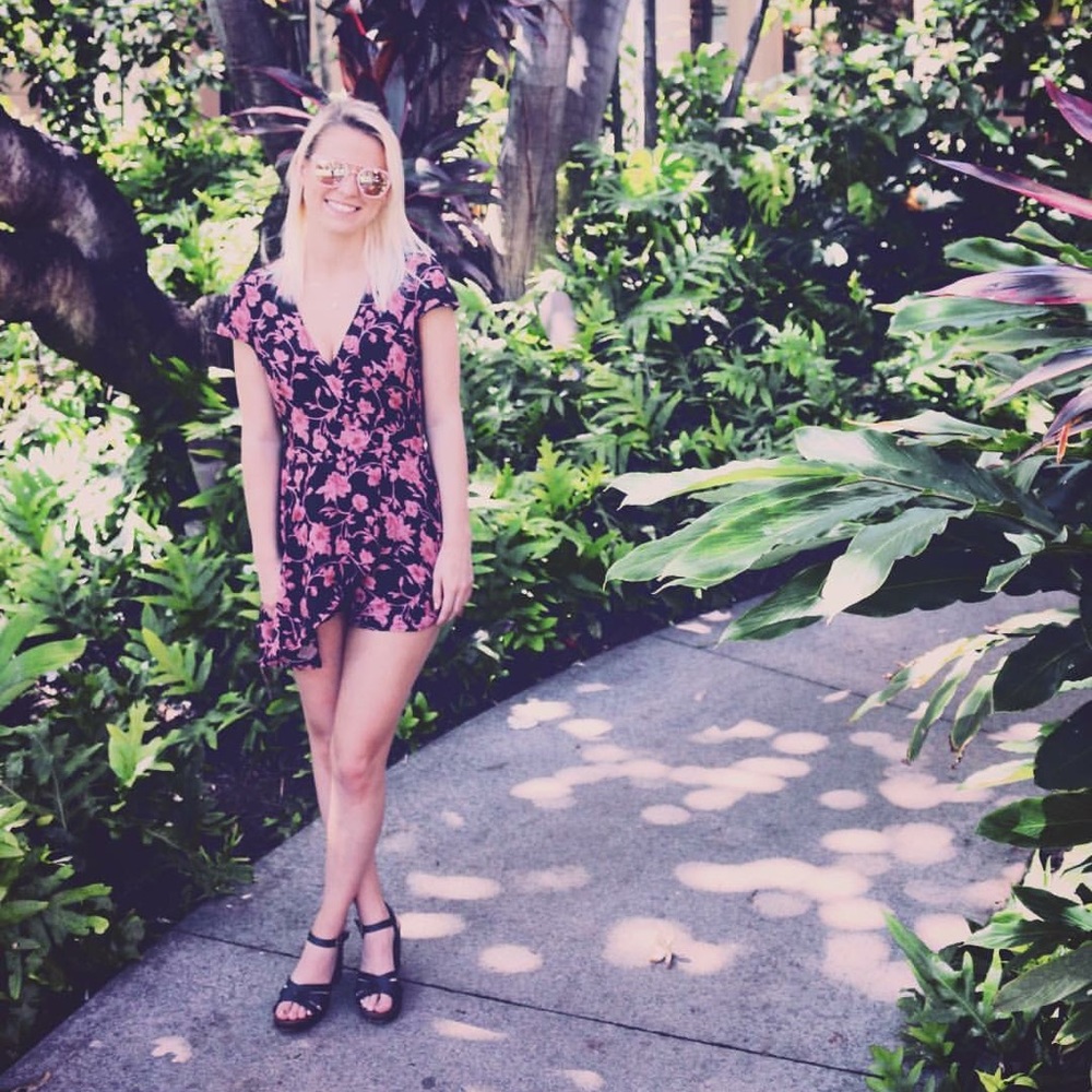 Urban Outfitters Floral Romper